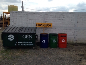 Separación de residuos en planta y taller